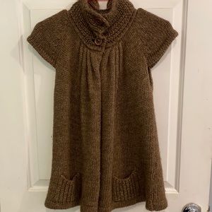 Women’s brown sweater vest